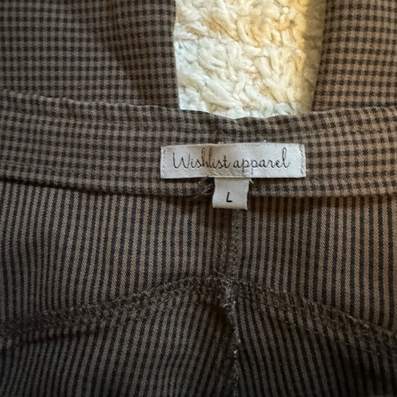 NWOT Nordstrom Plaid Wide Leg Trousers - Picture 6 of 6